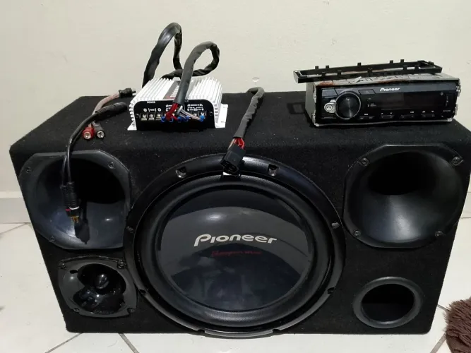 Trio de 12 + potência + tape bluetooth 