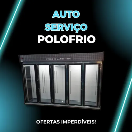Auto serviço polofrio pra frios e lacticínios novos em 10x sem juros