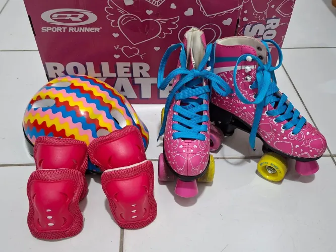 Patins Roller Skates Tamanho 37
