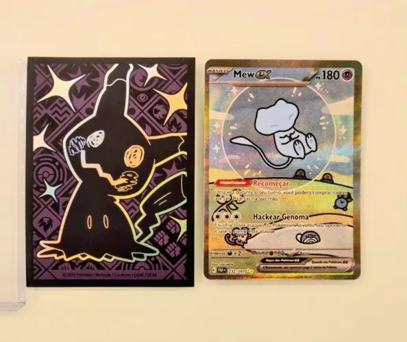 Carta pokémon - Mew ex 232/091 perfeito estado