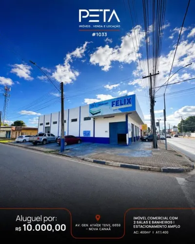 Prédio comercial com 400 m² + 1000 m² de terreno
