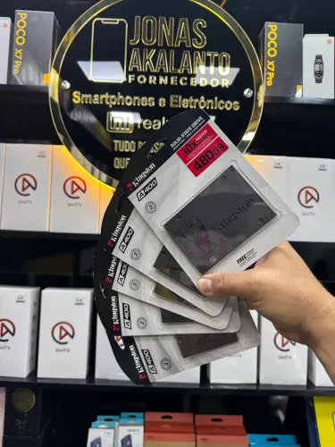 Hd SSD 480gb KINGSTON original lacrados loja física faço entregas