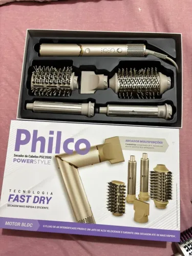 Secador de Cabelos Philco 4 em 1 Dobrável 1450w 220V