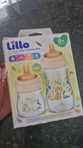 Kit Mamadeira Lilo Latex Super Evolution 150 ml e 300 ml