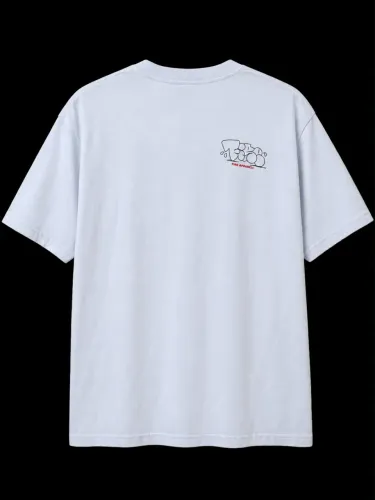 Camiseta Básica Fire Cartoon Letters