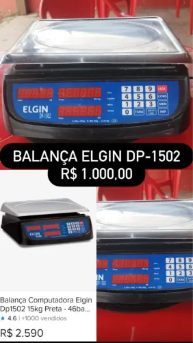 BALANÇA ELGIN DP 1502