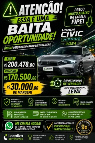 Honda Civic Sed.touring 2.0 16V Aut. (híbrido) 2024