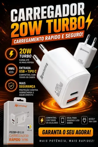 Caixa de carregar celular Super Rápido
