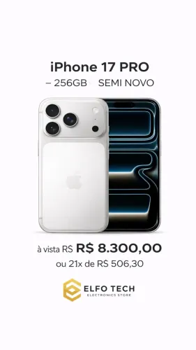IPHONE 17 PRO - 256GB - SEMI NOVO