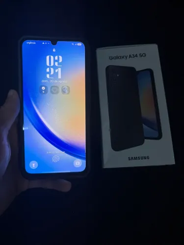 Samsung A34 5G + acessórios