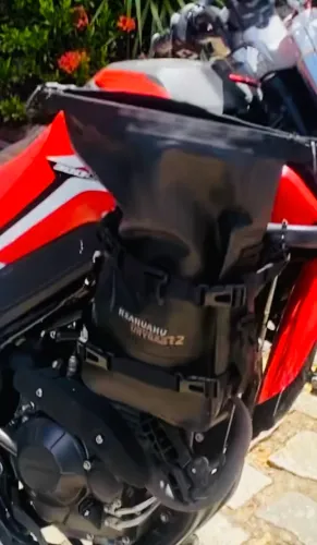 Bolsa Bag 100% Impermeável Moto Viagem 8 Litros para protetor de carenagem
