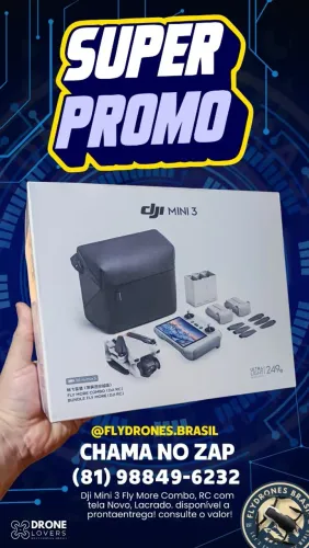 Dji Mini 3 Fly More Combo - Novo, Lacrado!