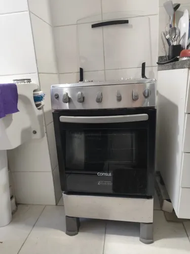 Fogão inox Consul 4 bocas