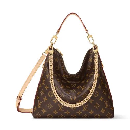 Bolsa couro Legítimo marrom modelo italiano da multipass Louis Vuitton 