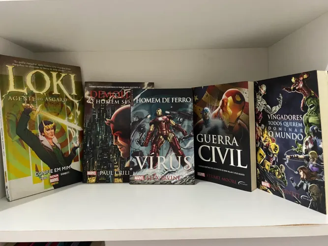 Coleção Marvel | 4 Livros Novo Século + HQ Loki Agente de Asgard Vol. 1
