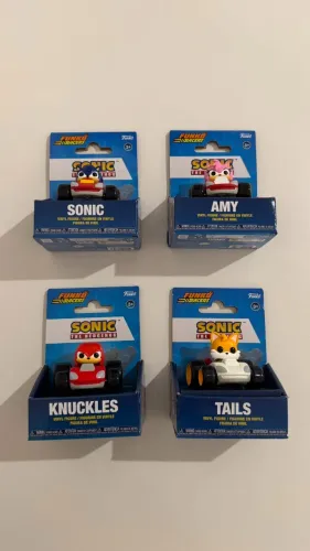 Funko Pop Mini Funko Racers Sonic Tails Amy Knuckles