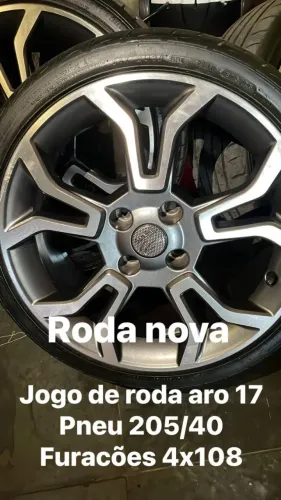Jogo de Rodas Binno aro 17 com Pneu