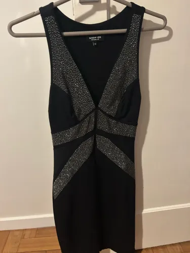 Vestido preto com brilhos Shop 126 PP