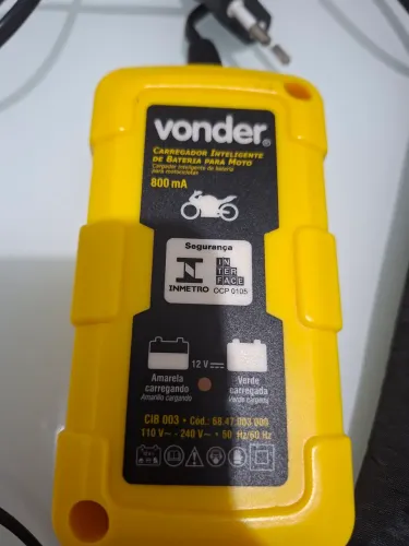 Carregador de bateria vonder CIB-003 800mA