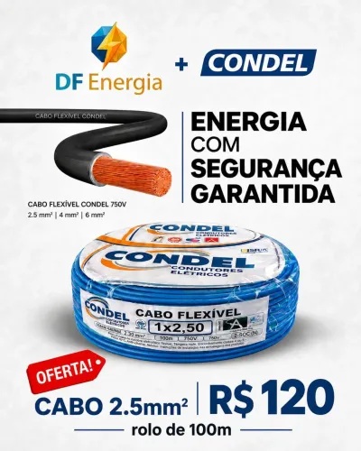 Cabo 2,5 mm Condel