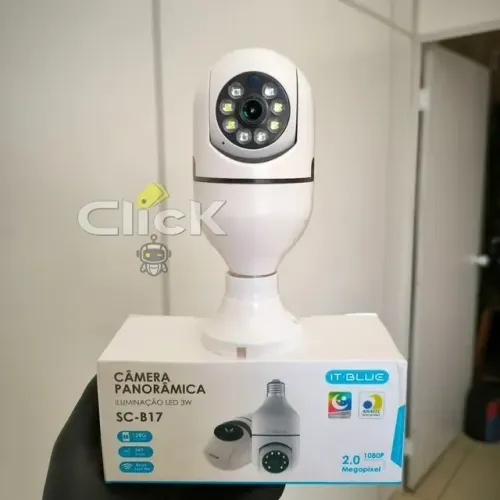 Lâmpada câmera Wi-Fi com visão noturna - Youusee