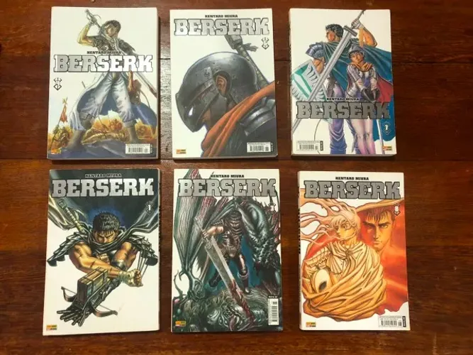 Berserk edição de luxo panini EDIÇÕES 1,3,4,6,7,8