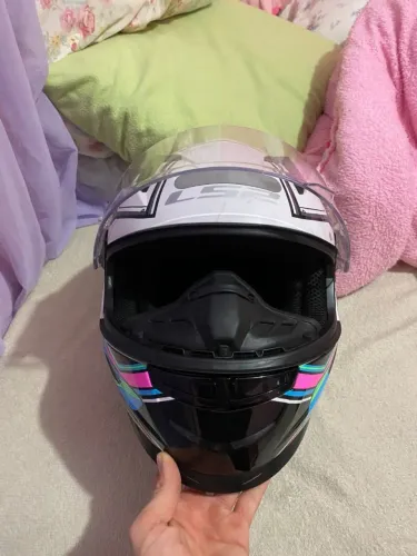 Capacete Ls2 Ff358 Xdron Rosa tam 58
