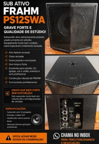 Sub Ativo Frahm PS12 SWA