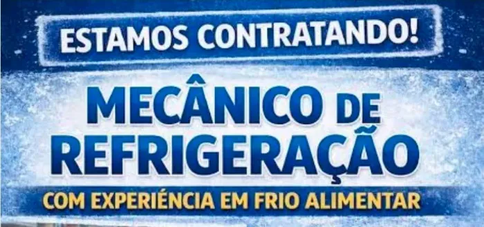 Contrata-se Mecânico de climatização 