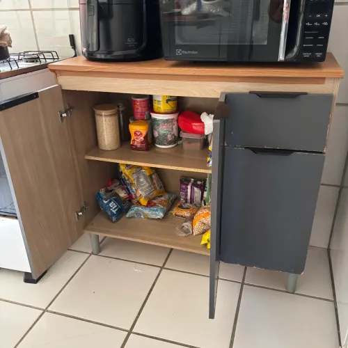 Armário cozinha com gaveta