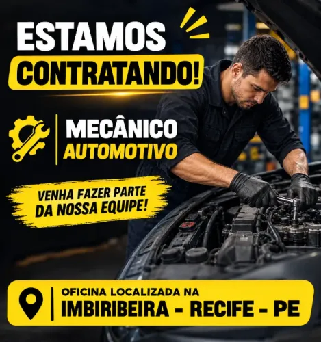 ? Vaga para Mecânico Automotivo - Imbiribeira (CLT + Vale Transporte)
