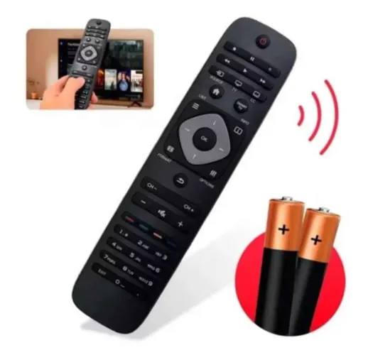Controle Remoto Compatível com TV Philips - Pronto para Uso