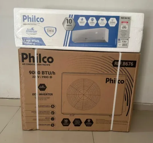 Ar condicionado philco 9 mil btus inverter novo lacrado com NF