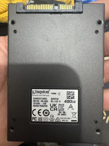 SSD sata kingston original 480gb semi novo.