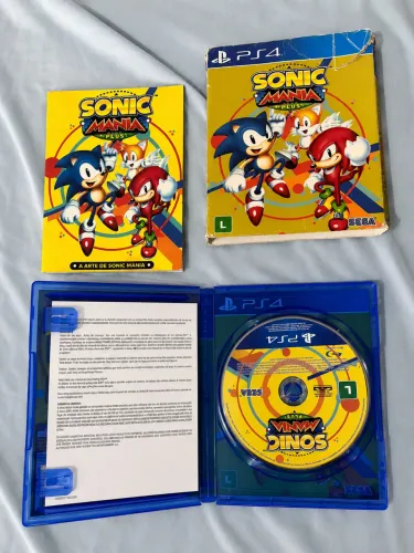 Jogo Sonic mania ps4 em perfeito estado 