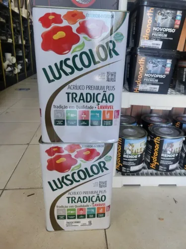 Tinta Externa e Interna Premium Plus Tradição Fosco 18l Lukscolor