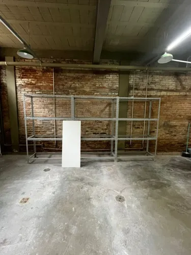 Estante Modular Aço Galvanizado com 9 prateleiras em MDF Branco