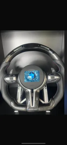 volante bmw carbono com shift lights
