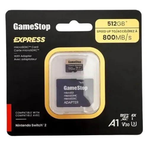 Cartão Micro Sd Express 512gb | Nintendo Switch 2 | Gamestop