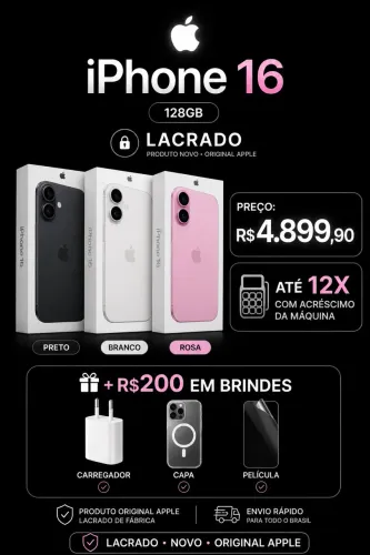 IPHONE 16 128GB LACRADO