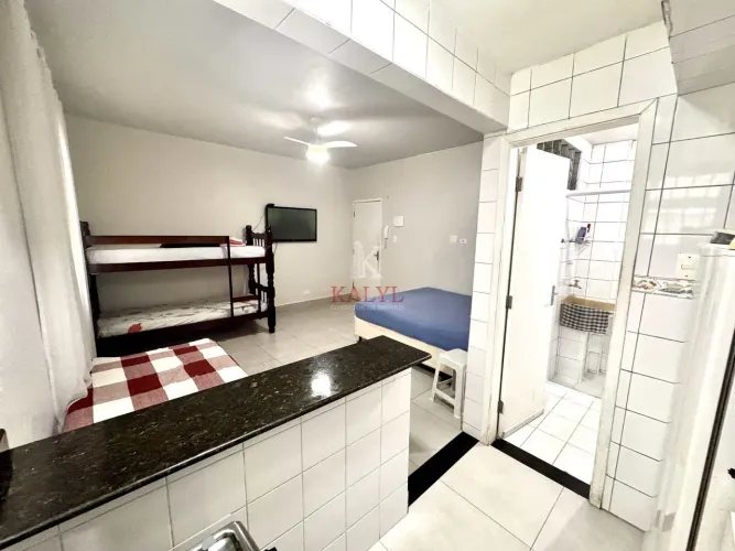 Kitnet, Boqueirão, Praia Grande - R$ 216 mil, Cod: 10461