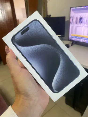 iPhone 15 Pro blue titanium
