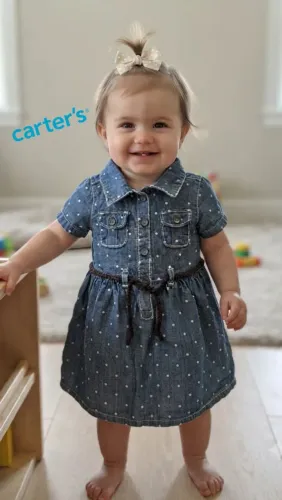 Vestido Jeans Carters 12 meses