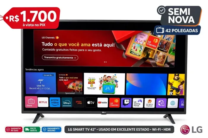 LG Smart Tv 42 pol