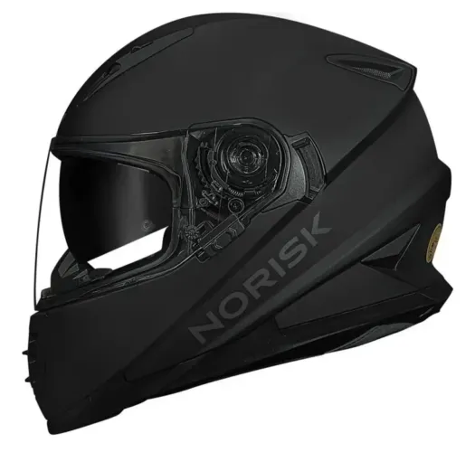 Capacete Norisk FF302 Preto Fosco Tamanho 58 - Novo, Sem Uso