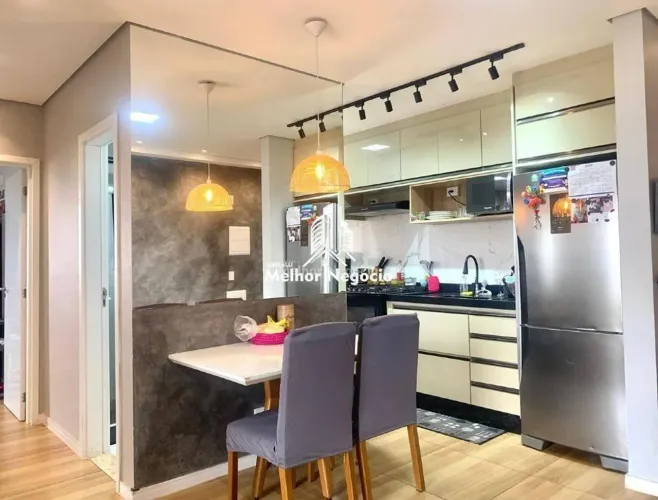 Apartamento à venda em Sumaré, Chácara Santa Antonieta (Nova Veneza), com 2 quartos, com 6
