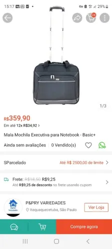 Mala executiva laptop