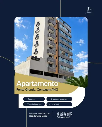 Imóvel para venda com 137 metros quadrados com 3 quartos em Fonte Grande - Contagem - MG