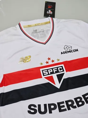 Camiseta Home SPFC New Balance 25/26 modelo JOGADOR 100% ORIGINAL 