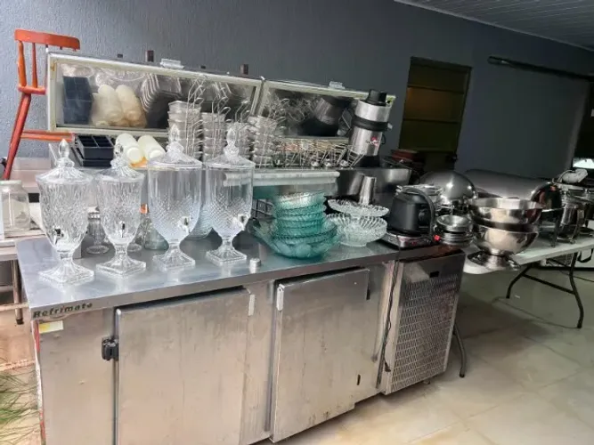 EQUIPAMENTOS PARADOS - DESAPEGO DE RESTAURANTE, BUFFET E EVENTOS